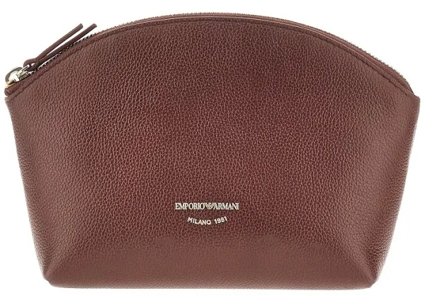 Portofele Grained leather pouch