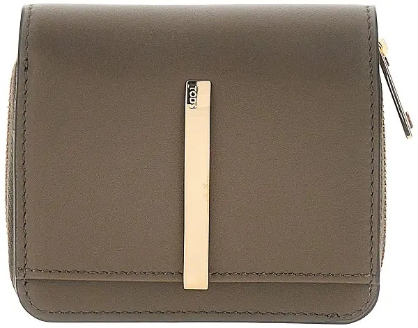 Portofele Leather small bi-fold wallet