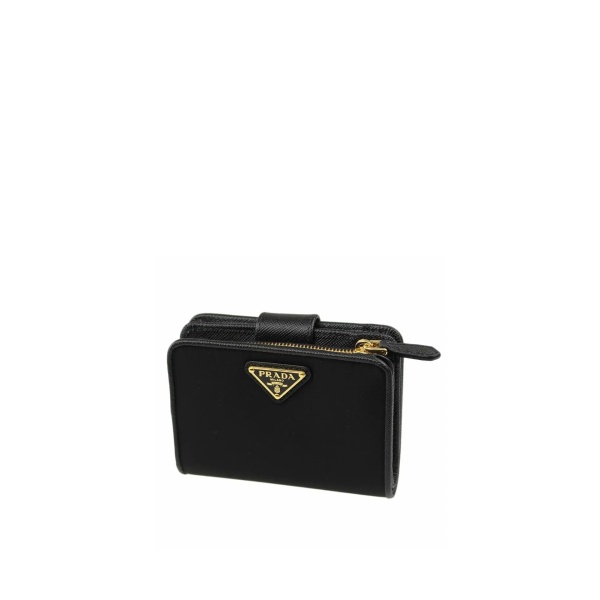 Portofele Prada Nylon and Leather French Wallet