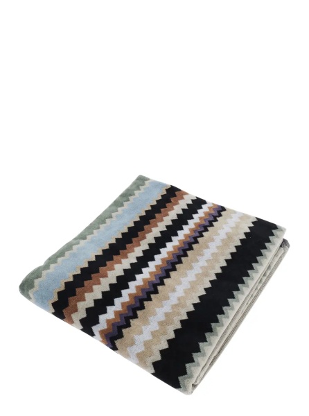 Prosoape CURT Towel multicolored with zigzag motif in Tech Fabric unisex