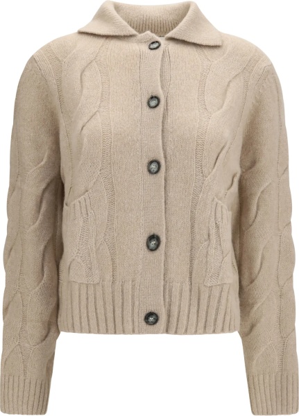Pulover Cashmere and silk Sweater with buttons