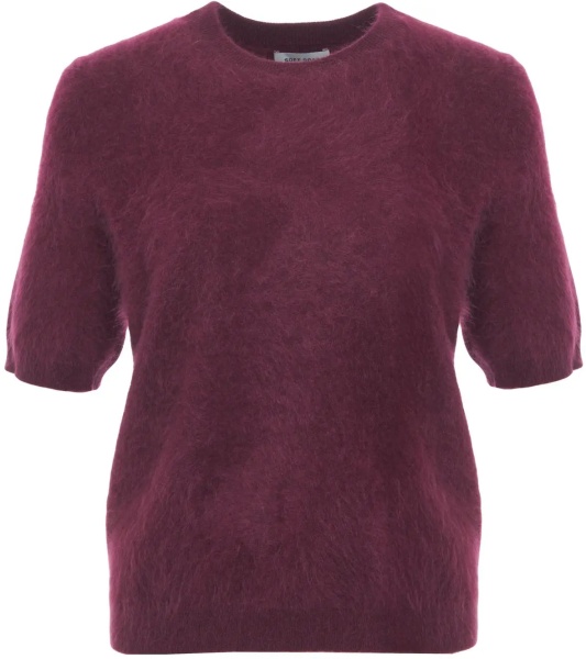 Pulover Cashmere short-sleeved sweater