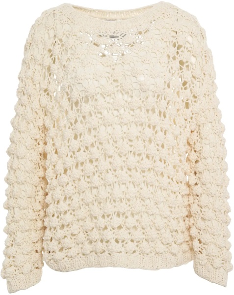 Pulover Crochet knit sweater 'Beauty'