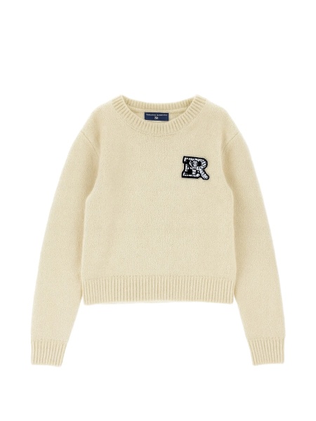 Pulover Ermanno Scervino Kids neutru din poliamida si lana