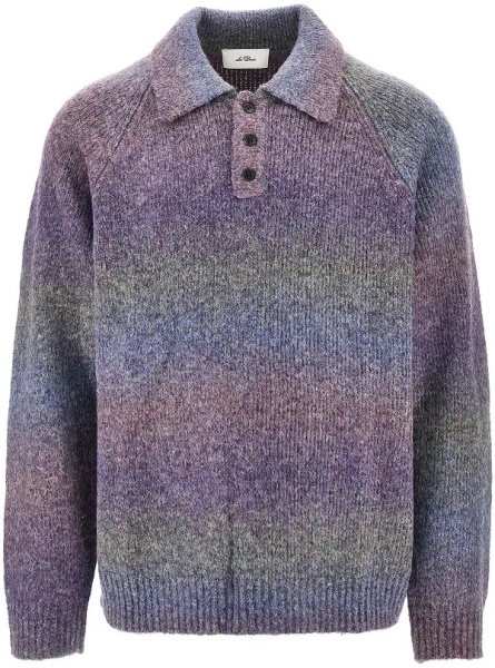 Pulover Gradient knitted polo