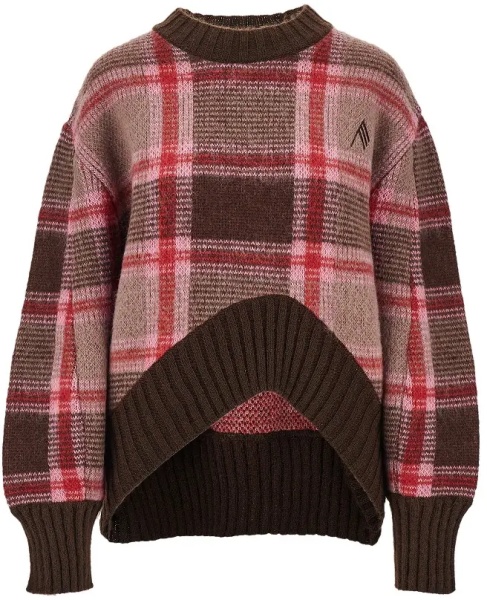 Pulover Knitted sweater with logo embroidery