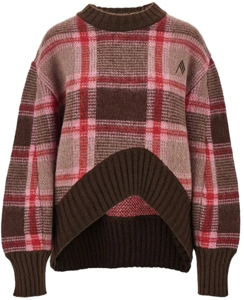 Pulover Knitted sweater with logo embroidery