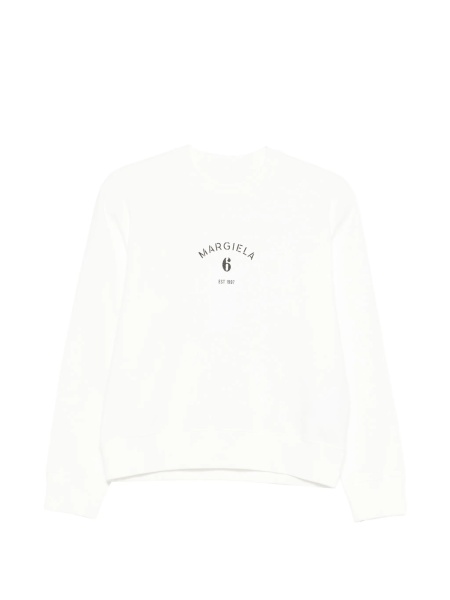 Pulover MM6 Maison Margiela alb