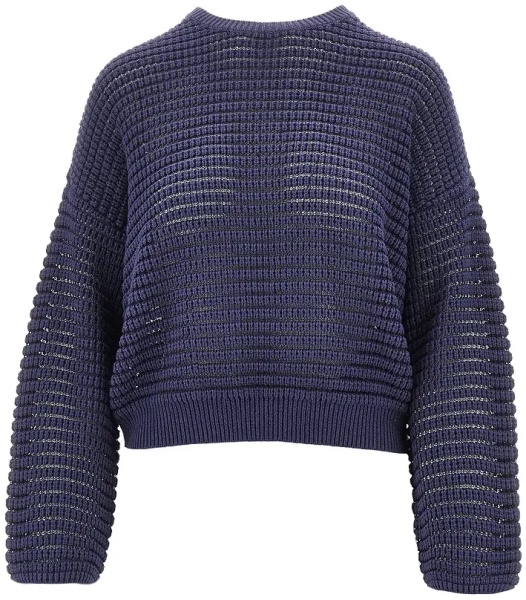 Pulover Openworked cashmere blend sweater