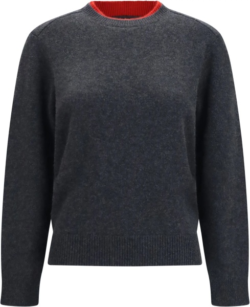 Pulover Otis cashmere Sweater with two-tone collar