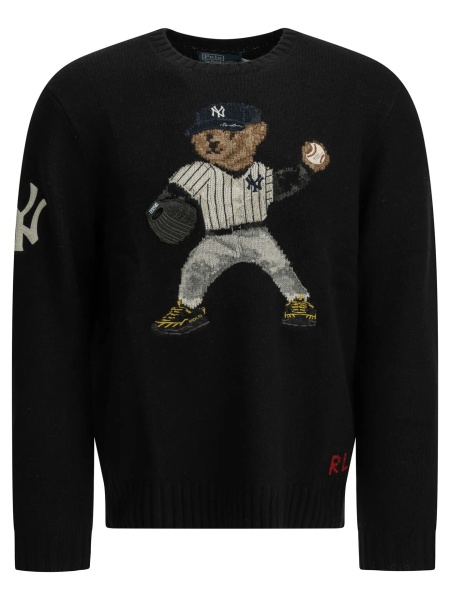 Pulover "Polo Bear x Yankees" Crew-Neck Sweater