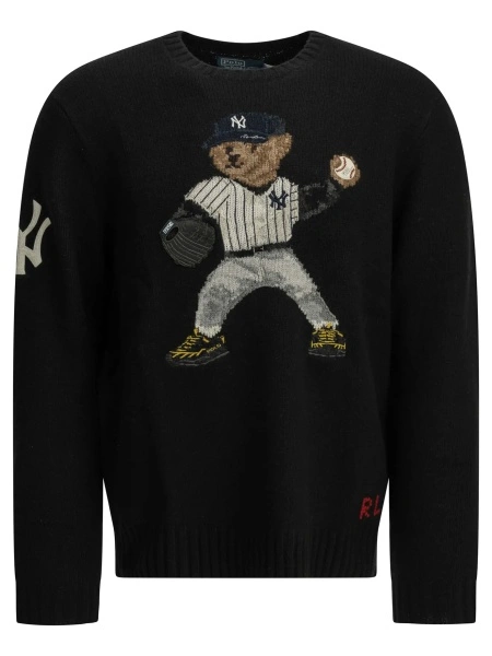 Pulover "Polo Bear x Yankees" Crew-Neck Sweater