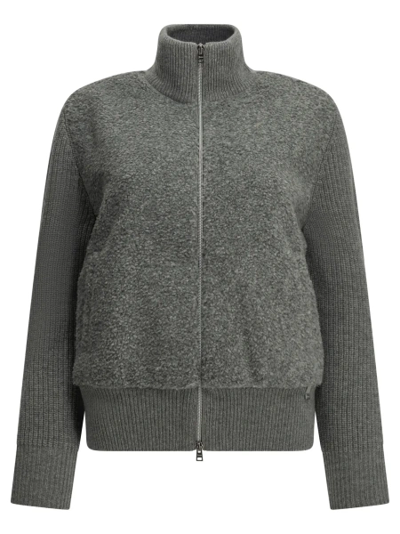 Pulover Pure wool zip-up sweater