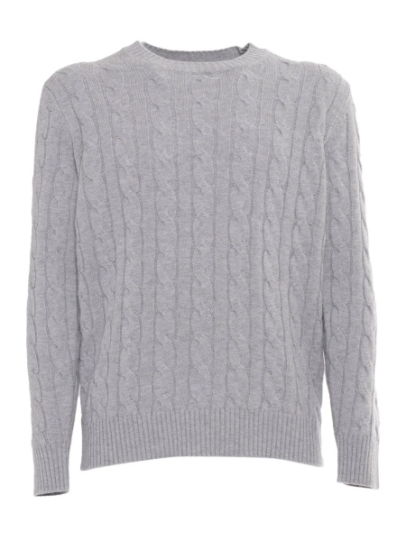 Pulover RIBBED CREWNECK SWEATER