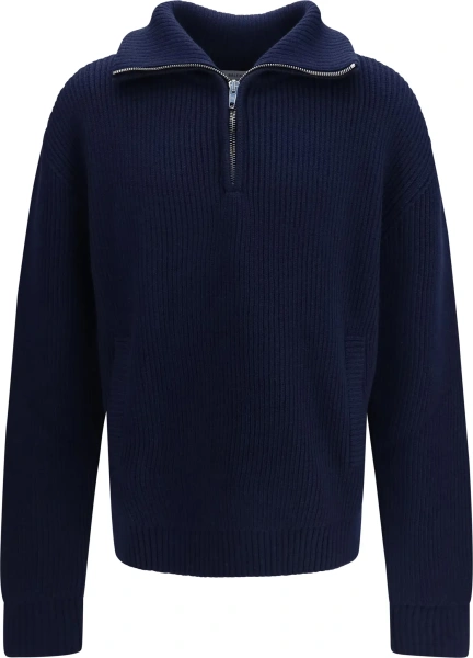 Pulover Ribbed knit zip Sweater