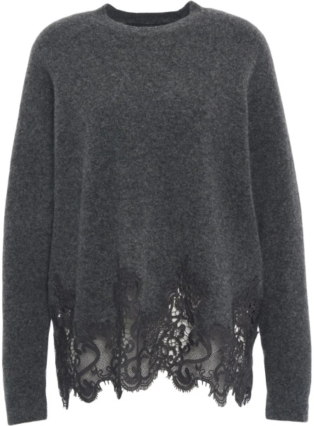 Pulover Sweater with lace details