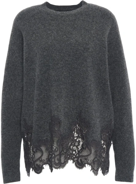 Pulover Sweater with lace details