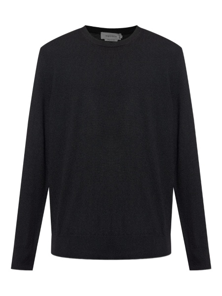 Pulover tricotat Alexander McQueen negru