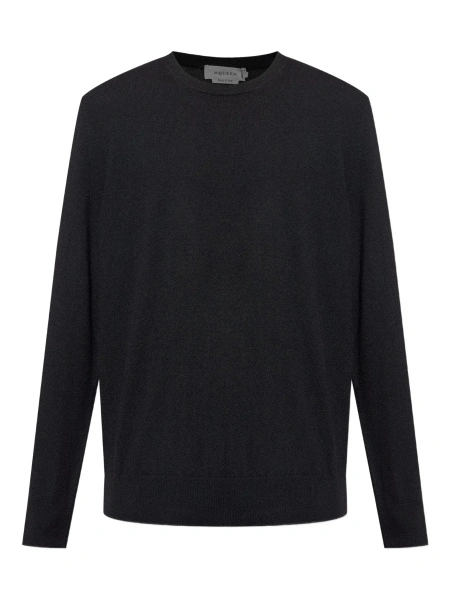 Pulover tricotat Alexander McQueen negru