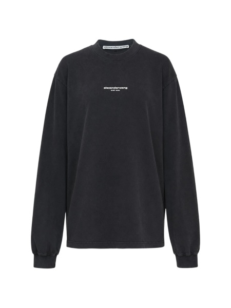 Pulover tricotat Alexander Wang negru