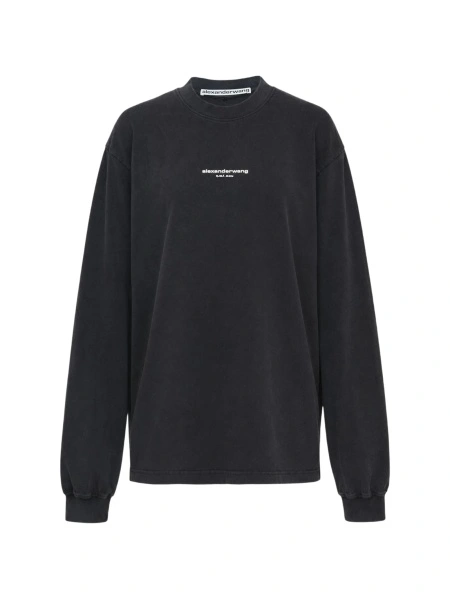 Pulover tricotat Alexander Wang negru