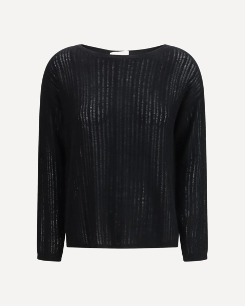 Pulover tricotat Allude negru