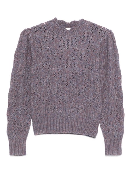 Pulover tricotat ISABEL MARANT ETOILE violet