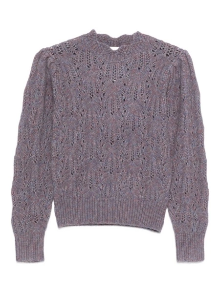 Pulover tricotat ISABEL MARANT ETOILE violet