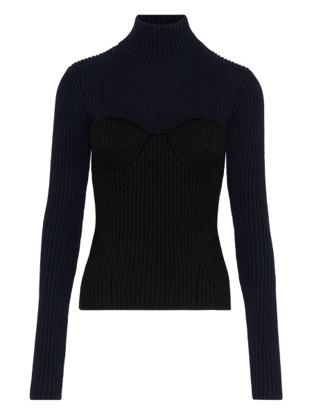 Pulover tricotat Jean Paul Gaultier negru