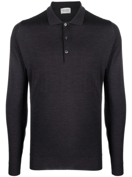 Pulover tricotat John Smedley gri