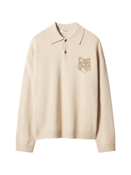 Pulover tricotat MAISON KITSUNÉ neutru