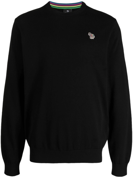 Pulover tricotat Paul Smith negru