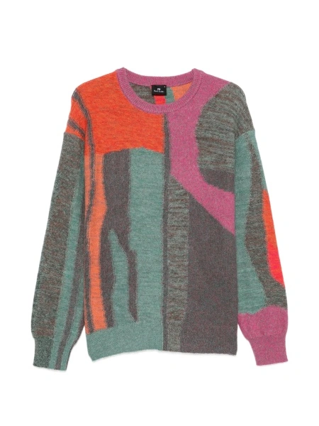 Pulover tricotat Paul Smith verde