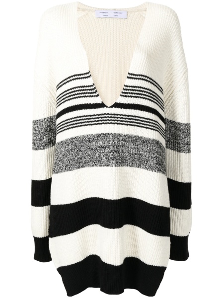 Pulover tricotat PROENZA SCHOULER WHITE LABEL alb
