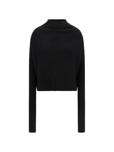 Pulover tricotat Rick Owens negru