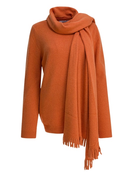 Pulover tricotat Sandbeige portocaliu
