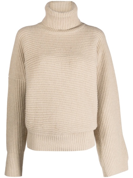 Pulover tricotat Stella McCartney neutru
