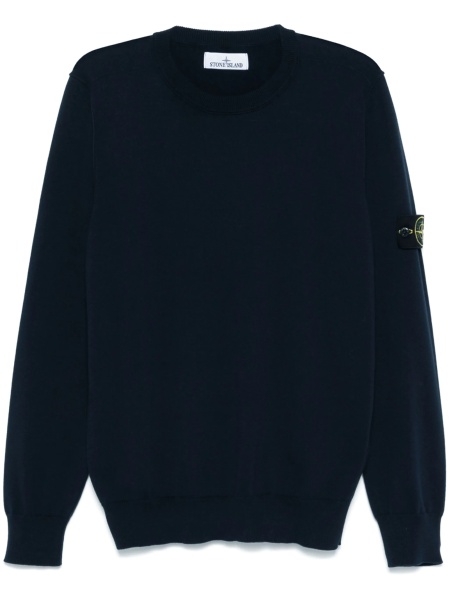 Pulover tricotat Stone Island albastru