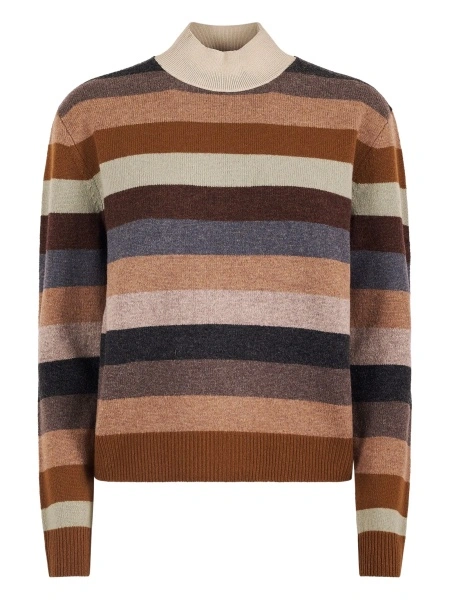 Pulover tricotat Tory Burch neutru