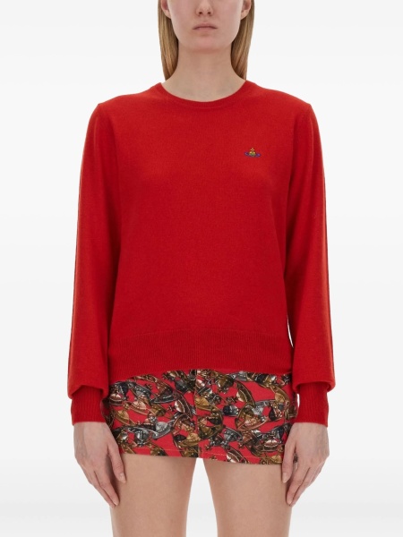 Pulover tricotat Vivienne Westwood rosu