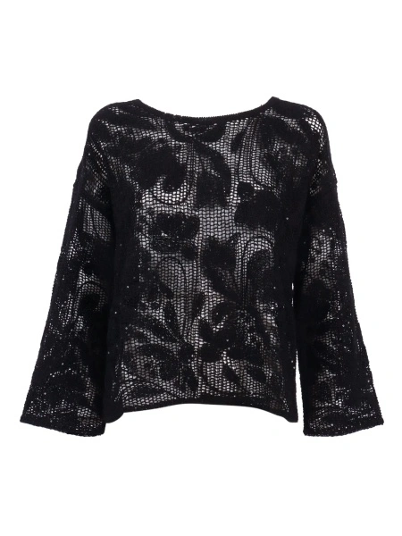 Pulovere Crew neck with Cornely embroidery and sequins