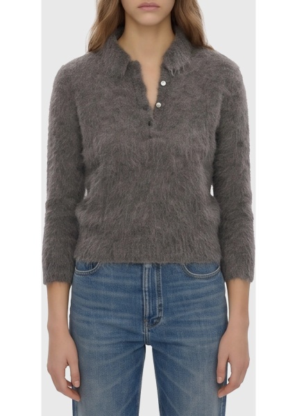 Pulovere Smoky Polo-Style Pullover