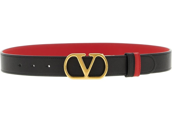 Reversible VLogo Signature Belt