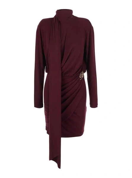 Rochie Blumarine mov din vascoza si elastan
