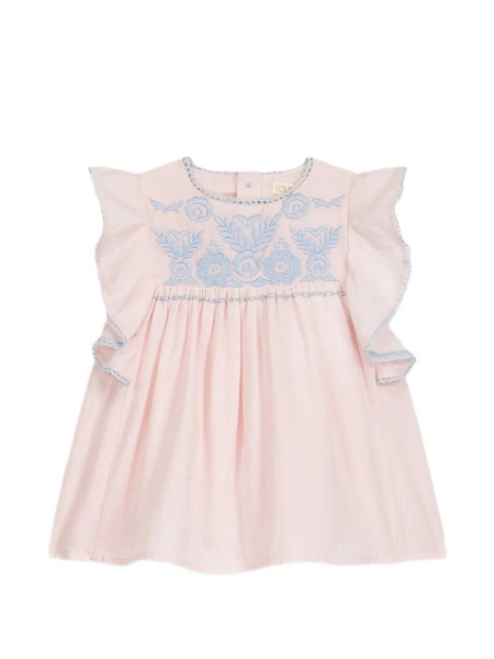 Rochie casual LOUISE MISHA roz din bumbac