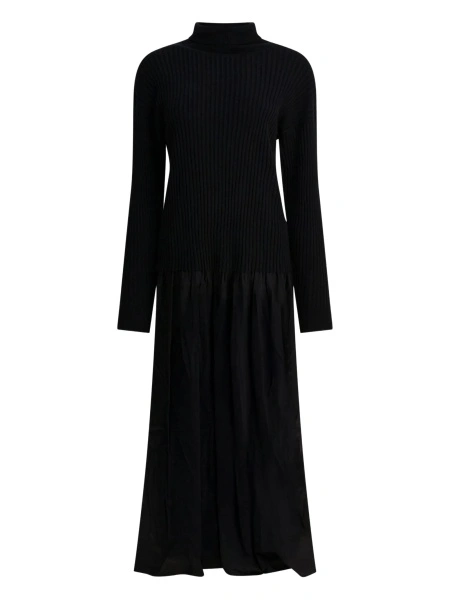 Rochie de ocazie Max&Moi neagra din matase si elastan