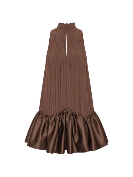 Rochie de ocazie ROTATE Birger Christensen maro din vascoza