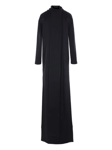 Rochie de seara Tom Ford neagra din vascoza si acetat