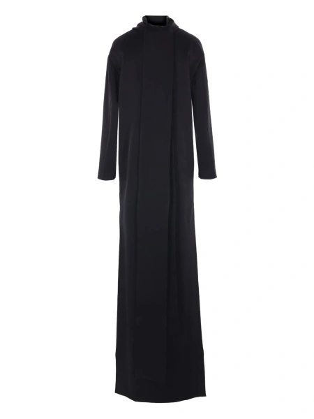 Rochie de seara Tom Ford neagra din vascoza si acetat