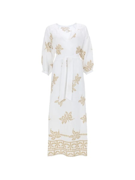 Rochie de zi 120% LINO alba